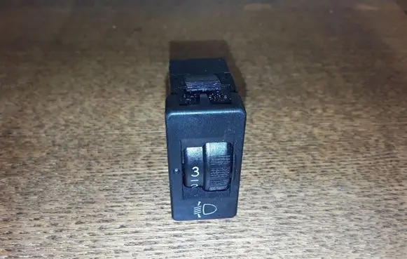 Peugeot 407 Headlight level height control switch 96384422XT