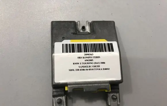 BMW 5 E60 E61 Airbag control unit/module 6962885