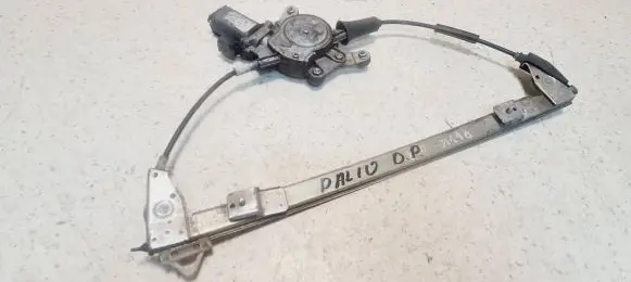 Front door window regulator with motor