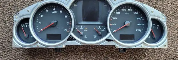 Porsche Cayenne (9PA) Speedometer (instrument cluster) 7L5920870D 0263633523