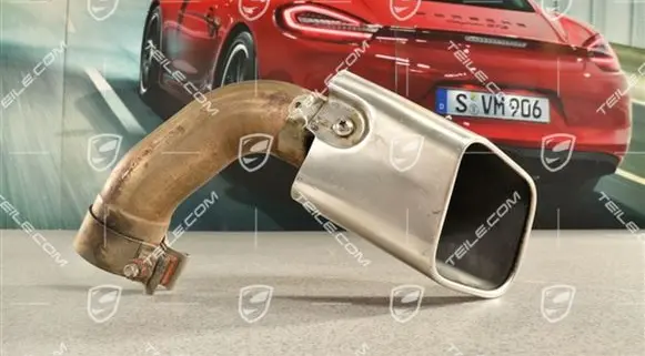 Porsche Cayenne (9Y0 9Y3) Exhaust gas pipe 9Y0253823F