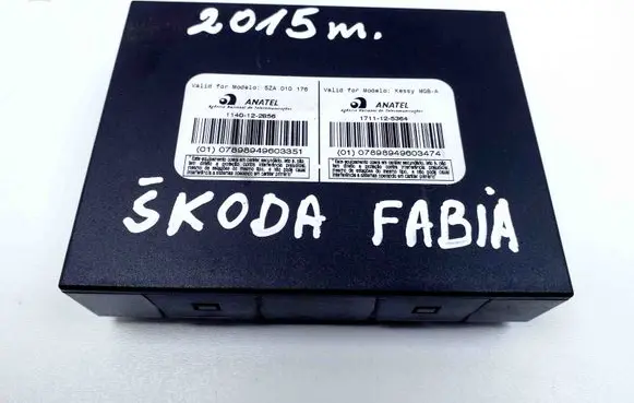 Skoda Fabia Mk3 (NJ) Keyless (KESSY) go control unit/module 5ZA010176