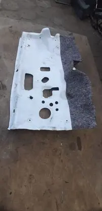 Heat shield in engine bay