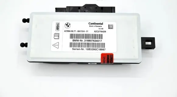 BMW 5 F10 F11 Airbag control unit/module 6807634 65776807634 A2C37764209