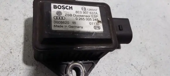 Audi A4 S4 B6 8E 8H ESP acceleration yaw rate sensor 8E0907637A 0265005245
