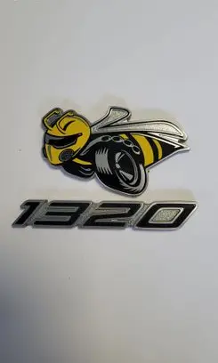 Dodge Challenger Fender model badge letters 68394605AA 68394604AA