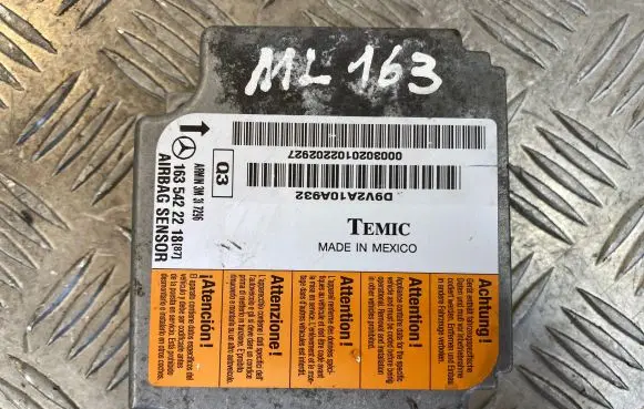 Mercedes-Benz ML W163 Airbag control unit/module 1635422218 M3L7296