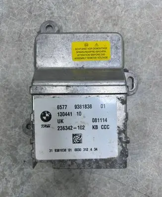BMW i3 Airbag control unit/module 9381838 6818813