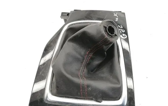 Gear lever shifter trim leather/knob