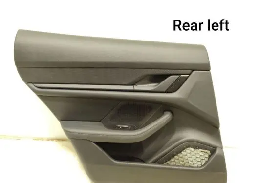 Rear door card panel trim