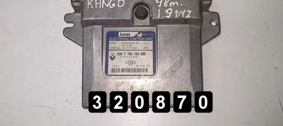 Renault Kangoo I Engine control unit/module HOM7700104956