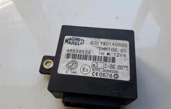 Fiat Multipla Immobilizer control unit/module 46538523 501130140020