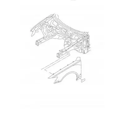 Volkswagen PASSAT B8 Fender BLOTNIK9597