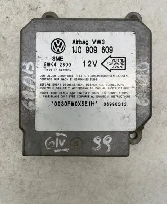 Volkswagen Golf IV Airbag control unit/module 1J0909609 06990313 5WK42800