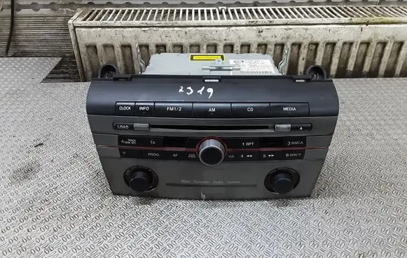 Mazda 3 I Radio/CD/DVD/GPS head unit BR2B66AR0 14794008