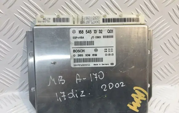 Mercedes-Benz A W168 ESP (stability system) control unit 1685451332