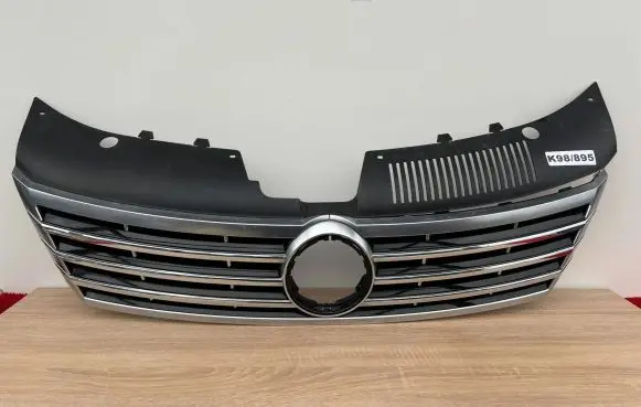 Volkswagen PASSAT CC Front bumper upper radiator grill 3C8853653A