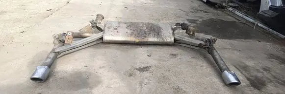 Renault Laguna III Rear muffler/silencer tail pipe 