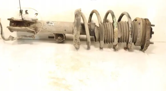 Front shock absorber with coil spring