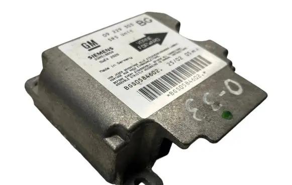 Opel Zafira A Airbag control unit/module 09229303 BGS0584602 330518650