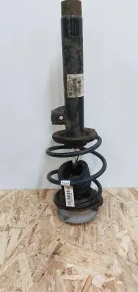 Front shock absorber with coil spring