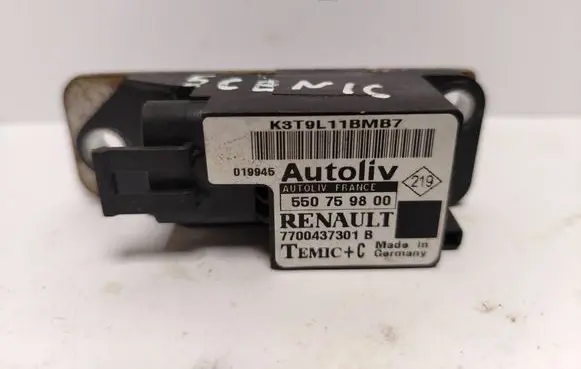 Airbag deployment crash/impact sensor