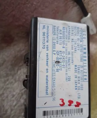 Toyota Corolla E110 Other control units/modules 8978012060