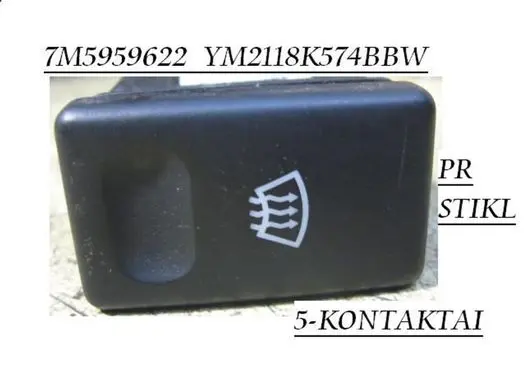 Ford Galaxy Seat heating switch 7M5959622 YM2118K574BBW