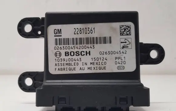 Opel Zafira C Other control units/modules 22810361 0263004542 1039J00443