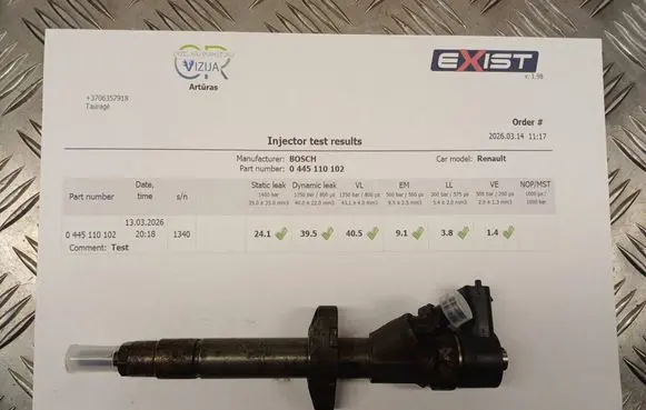 Renault Master II Fuel injector 0445110102