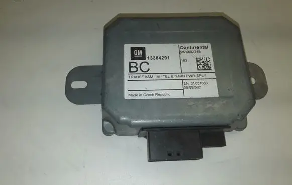 Opel Astra J GPS navigation control unit/module 13384291 GM13384291BC 5WK50278B