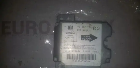 Opel Zafira A Airbag control unit/module 90582536DG 5WK4190