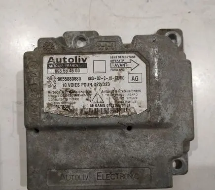 Peugeot 407 Airbag control unit/module 603554600 9655880880