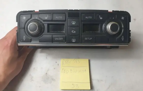 Audi A8 S8 D3 4E Climate control unit 4E0820043A