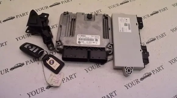 BMW 5 F10 F11 Engine ECU kit and lock set 8574091