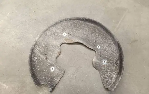 Audi A7 S7 4G Rear brake disc plate dust cover 