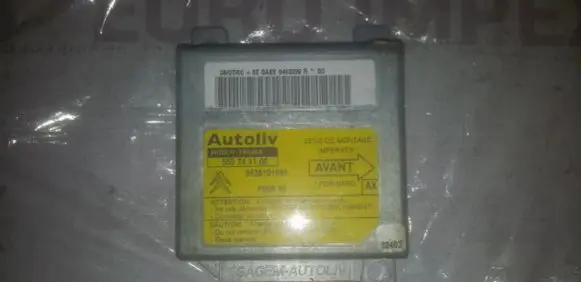 Citroen Xsara Airbag control unit/module 9638101980 550741100