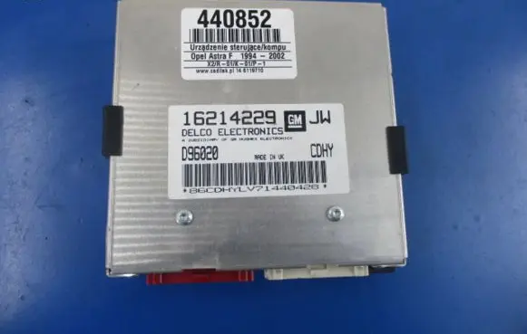 Opel Astra F Engine control unit/module ECU 16214229