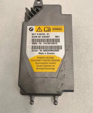 BMW 7 F01 F02 F03 F04 Airbag control unit/module 9199756 31919975601D 607838400T