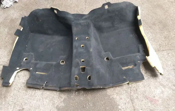 BMW 3 G20 G21 Rear floor carpet liner 