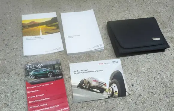 Audi Q5 SQ5 FY Owners service history hand book 