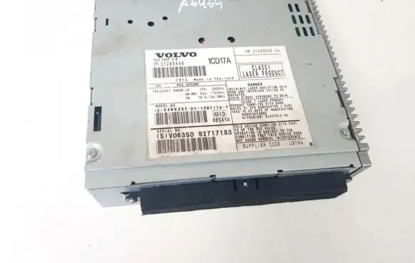 Volvo C30 Radio/CD/DVD/GPS head unit 31285535aa 31285448