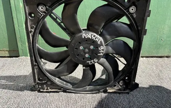Porsche 911 992 Electric radiator cooling fan 992959447B 992121384A M0100448