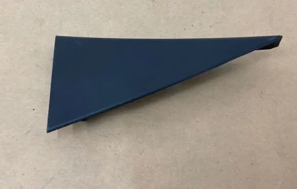 Rear door glass trim molding