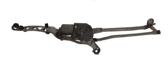 Front wiper linkage and motor