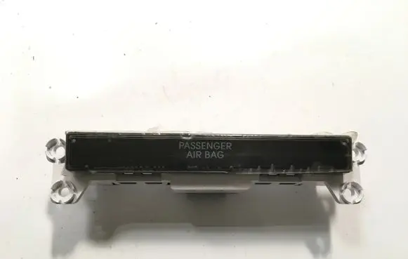 Passenger airbag on/off switch