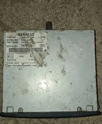 Renault Laguna III Navigation unit CD/DVD player 259150003R CCA225 033710