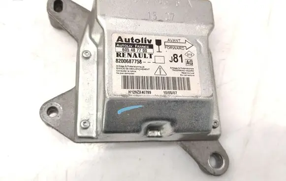 Renault Espace - Grand espace IV Airbag control unit/module 8200687758 605487700