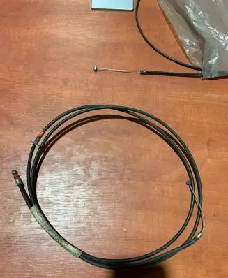 Lexus RX III Engine bonnet/hood lock release cable 5363048070
