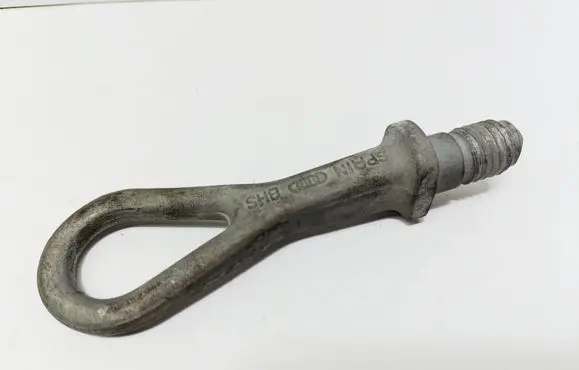 Towing hook eye